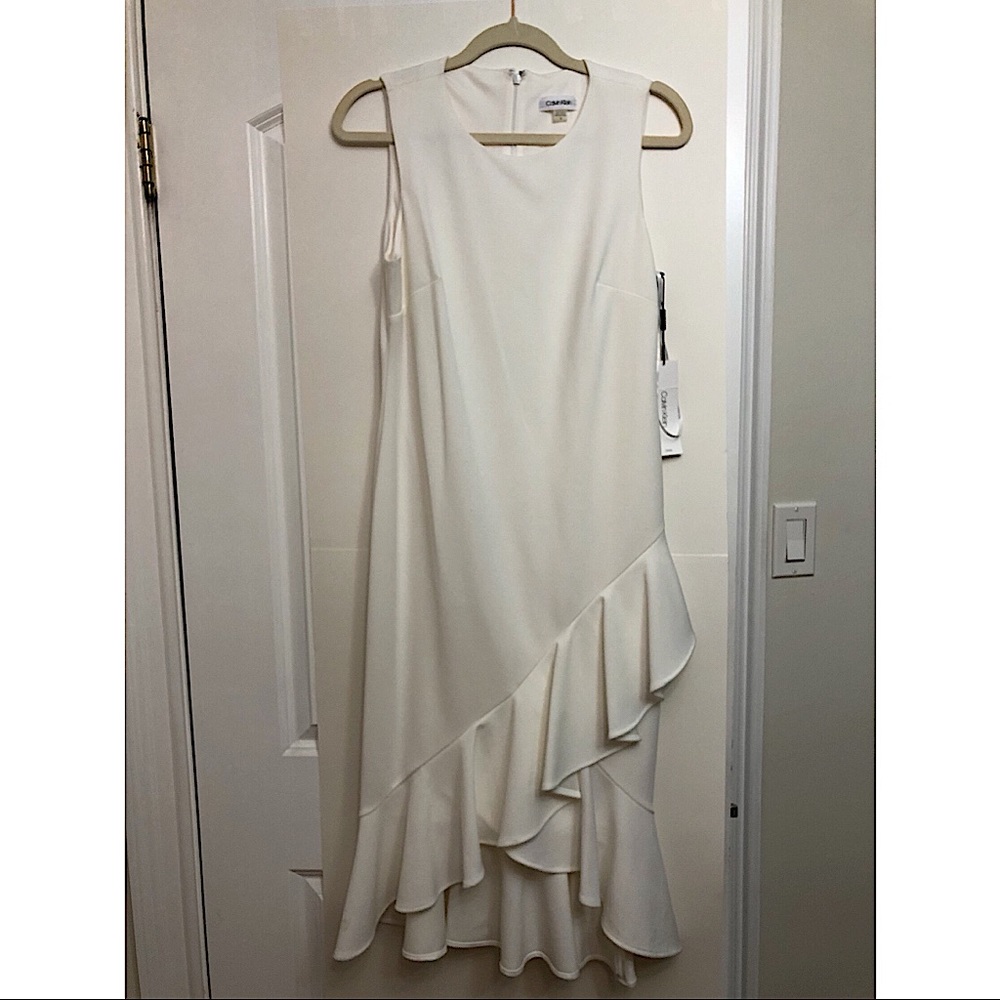 White formal dress